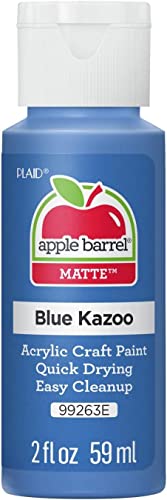 Apple Barrel Acrylic Paint, Blue Kazoo - color: Blue Kazoo, size: 2 Fl Oz (Pack of 1)