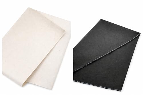 Sedona Designz 60" Wide Cotton Duck Canvas Fabric – Heavyweight 14 oz Durable 100% Cotton for Upholstery, Crafts & Sewing Projects (Black, 5 Yards) - color: Black, size: 5 Yards