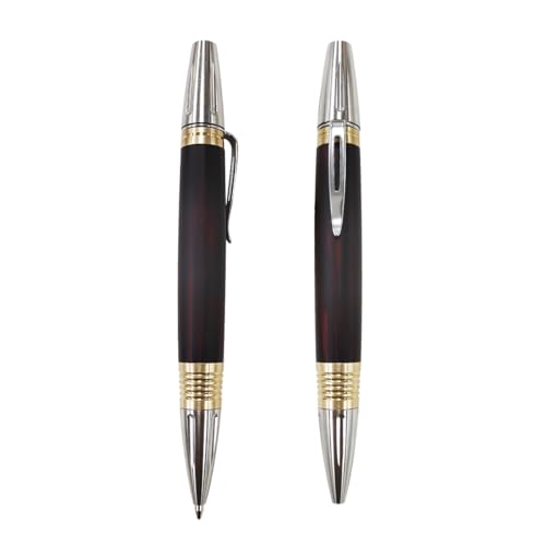 Dr. Metalleung Smooth - Writing Gel Pen: Click Mechanism Stainless Steel Retractable EDC Lightweight Pen - Refillable, Ideal for Precise Note - taking & Gifts - style: French
