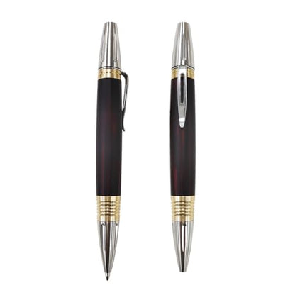Dr. Metalleung Smooth - Writing Gel Pen: Click Mechanism Stainless Steel Retractable EDC Lightweight Pen - Refillable, Ideal for Precise Note - taking & Gifts - style: French