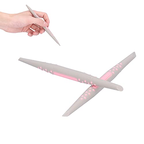 FLEXMAN 6Pcs Silicone Clay Sculpting Tool, Fondant Cake Decorating Tools, Modeling Dotting Tool, Pottery Craft Use for DIY Handicraft, Silicone Brush, Sculpture Pottery, Nail Art