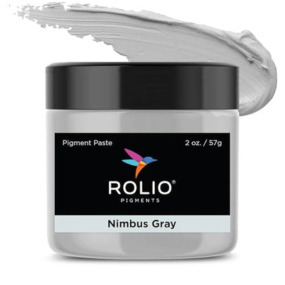 Gray Pigment Paste for Epoxy Resin, Nimbus Gray, 2oz Jar - Resin Pigment, Epoxy Resin Dye Paste, Paint, Paste Pigment, Color Pigment Paste, Mica Powder Paste - color: Gray