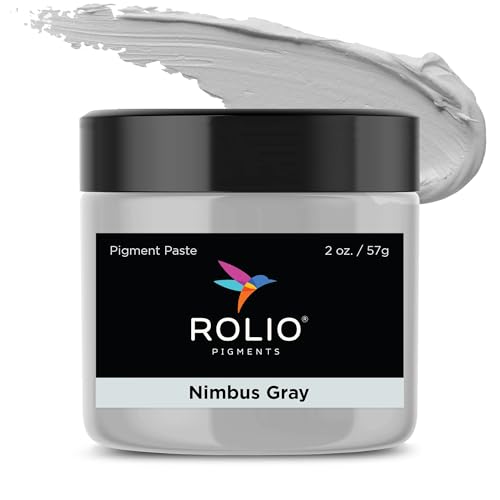 Gray Pigment Paste for Epoxy Resin, Nimbus Gray, 2oz Jar - Resin Pigment, Epoxy Resin Dye Paste, Paint, Paste Pigment, Color Pigment Paste, Mica Powder Paste - color: Gray
