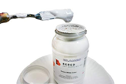 ATL White Gesso (16.9 oz - 500 mL) - Acrylic and Oil Primer, Color with Acrylic Paints, Achieve Diverse Textures with Pigments, Sand, and Other Materials.
