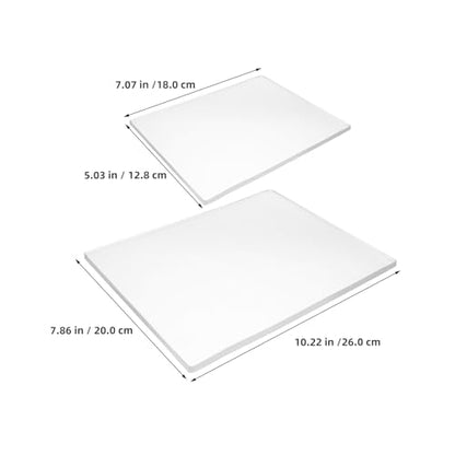 BESTonZON Reusable Gel Printing Plates, 2pcs A4 A5 Gel Press Monoprinting Boards for Art Printing, DIY Craft Supplies for ’s Drawing and Printmaking