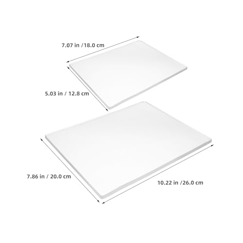 Outanaya Reusable Gel Press Printing Plates, 2pcs A4 A5 Gel Monoprinting Plates for DIY Art, Soft Printmaking Tools for Card Making and Craft Studio Use