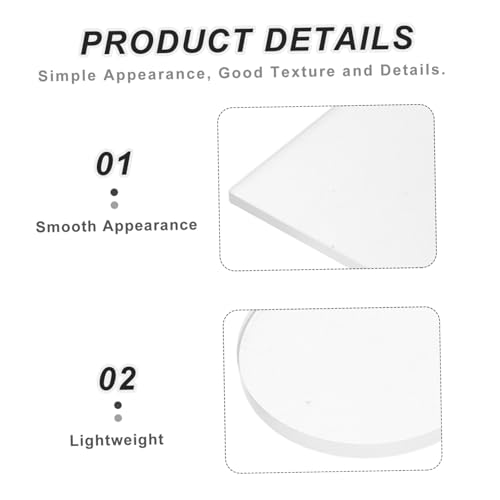 SAFIGLE 4pcs Gel Printing Plate Set for Art Printing and Printmaking, 8mm Reusable Gel Press Plates for Mixed Media, Scrapbooking, and Crafting Supplies