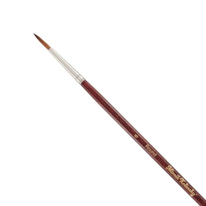Creative Mark Mimik Kolinsky Watercolor Brush - # 6 Round - Long Handle Synthetic Paint Brush - Handmade in Germany - Synthetic Sable Paint Brushes for Professional Artists - Animal-Friendly - size: 6