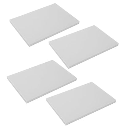 Semme 10PCS Premium Soft Rubber Carving Blocks for Easy DIY Stamp Making and Printmaking for Crafting Levels (White) - color: White
