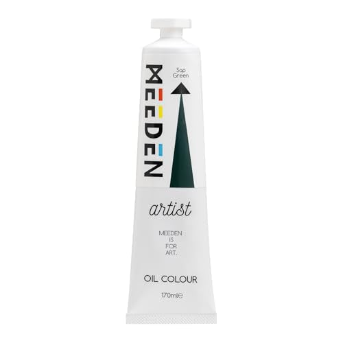 MEEDEN Artist Grade Oil Paint: Sap Green - 170ml/5.7oz Tube - Professional Art Paints for Canvas Painting - color: Sap Green, size: 5.7 Fl Oz (Pack of 1)