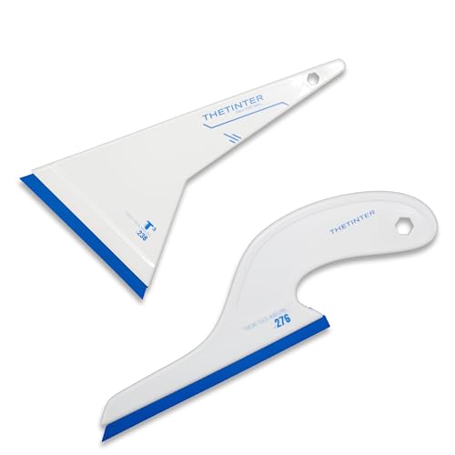 Window Tint Squeegee Kit – Professional Car Tinting Tools Set with PU Blade & ABS Handle, Scratch Free Squeegee for Window Tint, Vinyl Wrap, PPF & Auto Detailing