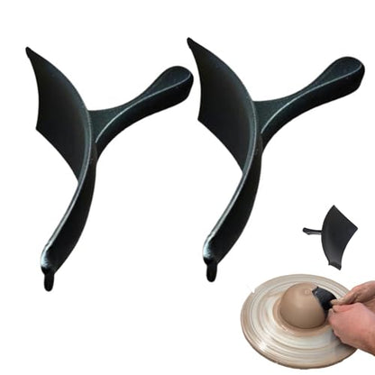 2PCS Pottery Centering Tool for Wheel Throwing – Clay Centering Aid for Home Kiln, Professional Studios & Kids Porcelain Making – Pottery Trimming Tools for Ceramic Clay