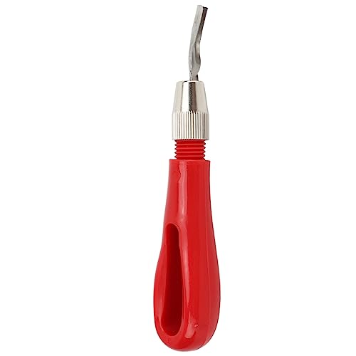 Manual Crafting Tool for Wood and - Linoleum Cutter for Wood Sculpting and Pumpkin Carving - Printmaking Carving Cutter Set with 6 Stainless Steel Blades and Weighted Handle