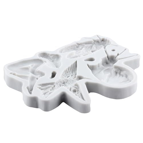 Insect Mushroom Polymer Clay Mold Beetle Snial Mushroom Bird Silicone Molds for DIY Crafts Epoxy Resin Casting Air Dry Polymer Clay Plaster Jewelry Making - color: Style J
