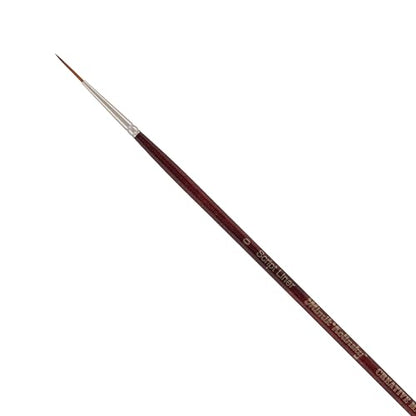 Creative Mark Mimik Kolinsky Watercolor Brush - # 0 Script Liner - Long Handle Synthetic Paint Brush - Handmade in Germany - Synthetic Sable Paint Brushes for Professional Artists - Animal-Friendly - size: 0