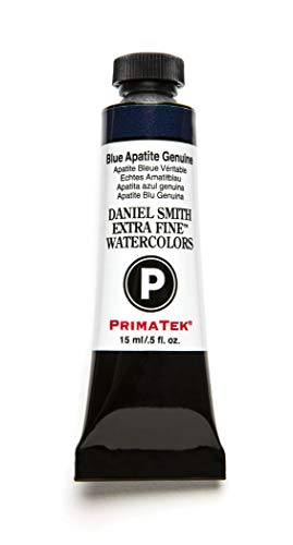 Daniel Smith Extra Fine Watercolor Paint, 15ml Tube, Blue Apatite Genuine, 284600196, 0.5 Fl Oz (Pack of 1) - color: Blue Apatite Genuine