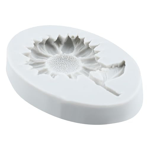 Sunflower Polymer Clay Mold Flower Silicone Molds for DIY Crafts Air Dry Plaster Polymer Clay Epoxy Resin Casting Jewelry Making - color: Style Q