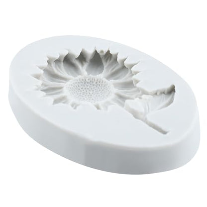 Sunflower Polymer Clay Mold Flower Silicone Molds for DIY Crafts Air Dry Plaster Polymer Clay Epoxy Resin Casting Jewelry Making - color: Style Q