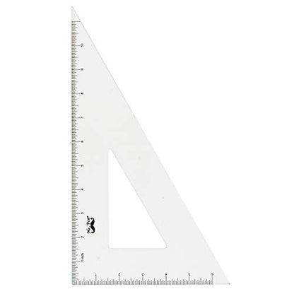 Mr. Pen Architectural Triangular Ruler Set with 12 Inch Triangular Scale | 11 Inch 30/60 and 8 Inch 45/90 Triangles