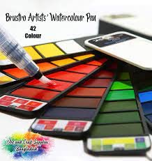 Brustro Artists’ Watercolour Pan (Set of 42) With its Paper, 14 X 21 cm