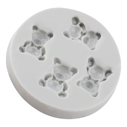 Cute Bear Polymer Clay Mold Bear Silicone Molds for DIY Crafts Epoxy Resin Casting Air Dry Polymer Clay Plaster Jewelry Making - color: Style D