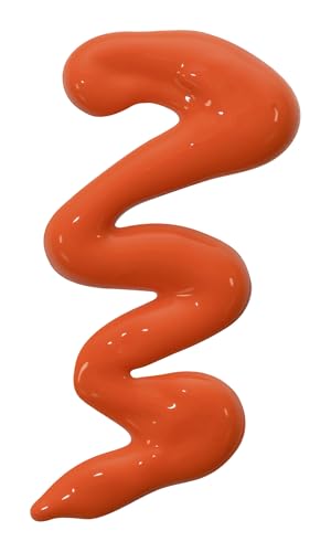 School Smart Washable Tempera Paint, Orange, 1 Pint Bottle - color: Orange
