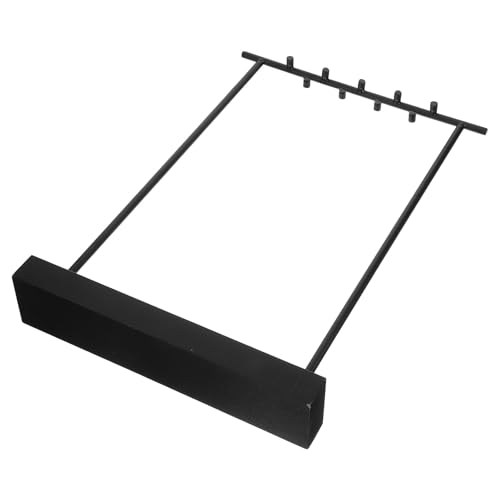 COHEALI Chinese Calligraphy Brush Holder Stand Iron Ink Brush Rack Storage Rack for Calligraphy Artists and Students