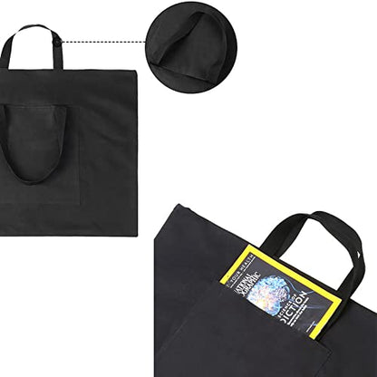A2 Artist Portfolio Bag Large Waterproof Portfolio Case Portable Drawing Painting Board Bag Foldable Sketching Artwork Tote Bag 4K 8K Sketchpad Canvas Handbag Poster Art Supplies Storage Folder