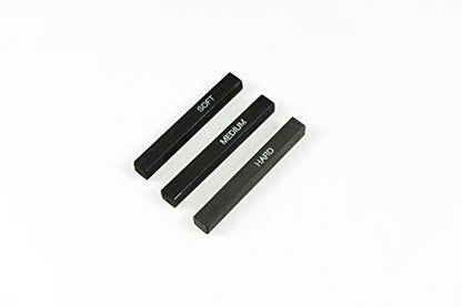 Pacific Arc Compressed Charcoal Sticks Medium 12 Pack for Drawing, Sketching, and Shading - style: Medium | 12 Pack