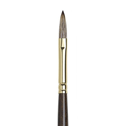 Winsor & Newton Monarch Filbert Long Handle Brush, X-Long, Size 4 - size: #4, style: Extra Long Filbert