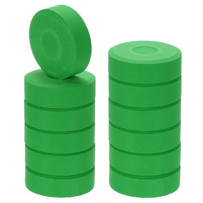 PATIKIL 12 Pcs Tempera Cakes, 2.3"x0.7" Washable Tempera Paint Cakes Blocks Bulk Large Art Supplies Watercolor for Artists Art Painting Drawing DIY Crafting, Green - color: Green