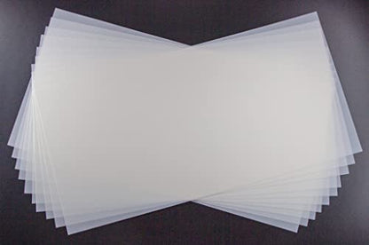 7mil Blank Mylar Sheets for Stencil,10PCS 12X24 inch Milky Translucent PET Blank Stencils Sheets, Template Material for Cutting Machines, Laser Cutting, Food-Safe Craft Plastic - size: 7mil, 12" x 24", 10 Pack