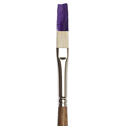 Winsor & Newton Artists' Oil Synthetic Brush, Bright #4 - style: Bright #4
