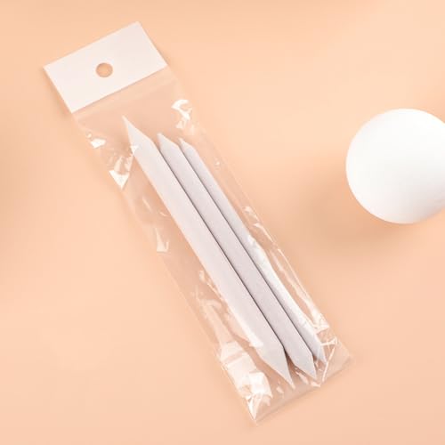 Double-Ended Blending Stumps & Tortillions Set, Paper Sketching Tools for Artists, 3 or 9 Pack, Soft Compressed Paper - color: 9 pieces of paper an