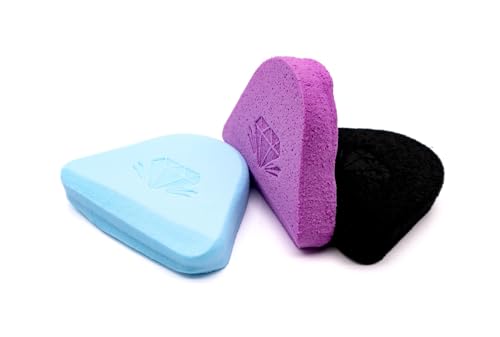 DiamondCore Tools Pottery Sponges - 3 Clay Sponge Options, Ceramics Finishing & Shaping, Pottery Wheel Throwing Tool (Medium Sponge - Purple) - color: Medium Sponge - Purple