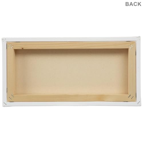 Hobby Lobby Master's Touch Grandeur Blank Canvas, Heavy-Duty Cotton Duck, Gallery-Wrapped, White (8"x16") - style: 8"x16"
