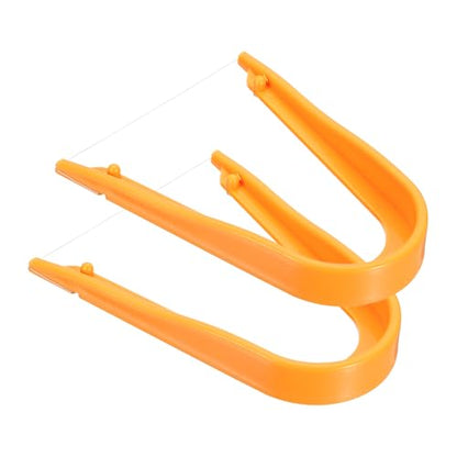 HARFINGTON 2pcs Clay Mud Cutting Wire 3.35" Wire Clay Cutter Pottery Slicer Cutting Tools Plastic Clay Sculpting Tools for Pottery Ceramic Sculpting Trimming