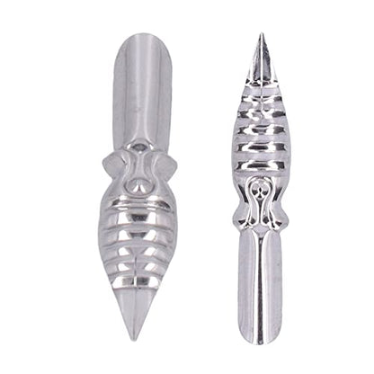 Pssopp 10PCS Calligraphy Pen Nib Oblique Calligraphy Dip Pen Set Comic Pen Nib Replacement Nibs for Writing Painting Signing[B5*10] Pens - color: B5*10