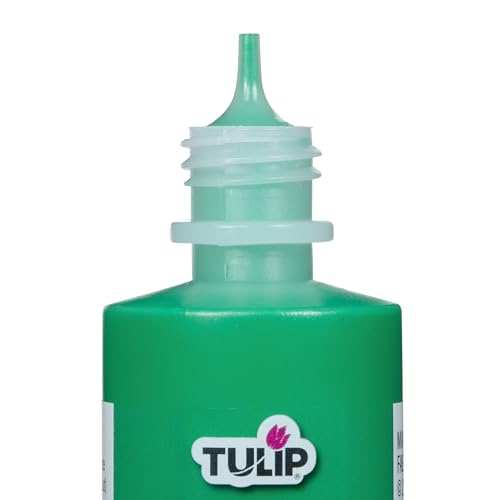 Tulip Puff Fabric Paint , Permanent Craft Paint for Clothes, DIY Projects, Notoxic, 4 fl oz, Puffy Green - color: PUFFY GREEN, size: 4 Fl Oz (Pack of 1)