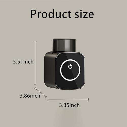 Bathroom Toothbrush Holders - Smart Drying and Cleaning, Solar Charging, Small Toothbrush and Cup Storage Rack, Stylish Bathroom Decor and Accessories for Home and RV (Gray)