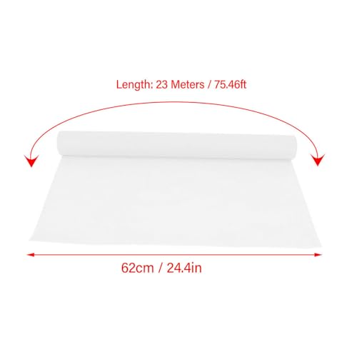 Tracing Paper Roll, 24 Inch Translucent Pattern Paper for Sketching Drawing Sewing Painting, Multifunctional Dressmaking Drafting Paper for Kids Artist (62cmx23m)