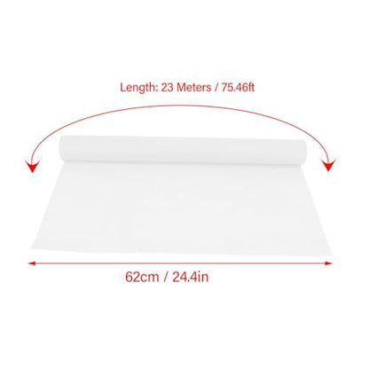 Tracing Paper Roll, 24 Inch Translucent Pattern Paper for Sketching Drawing Sewing Painting, Multifunctional Dressmaking Drafting Paper for Kids Artist (62cmx23m)