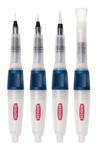 Derwent Push Button Waterbrush Assorted Set (2305816) - style: Assorted Set