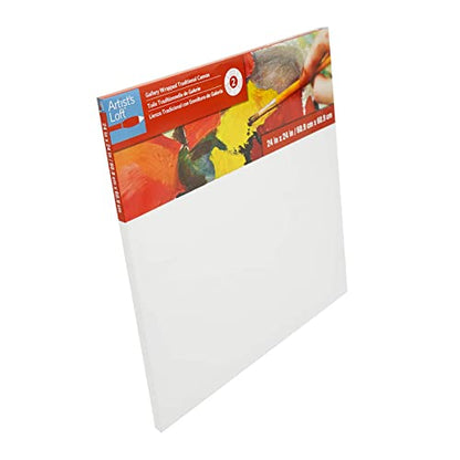 Artist's Loft Level 2 Gallery Wrapped Traditional Canvas, 12 Pack - size: 24 x 24