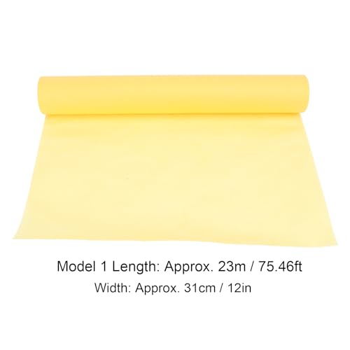 CHICIRIS Tracing Paper Roll, Transparent Sketching Paper with High Transparency 12in 31cm Width for Drawing Sewing Crafts Gift Wrapping for Designers Artists (23meter) - size: 23meter