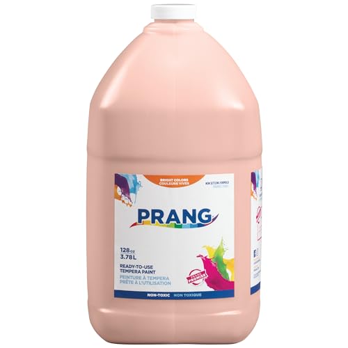 Prang Ready-to-Use Tempera Paint, Peach, 1 Gal., 1 Count - color: Peach