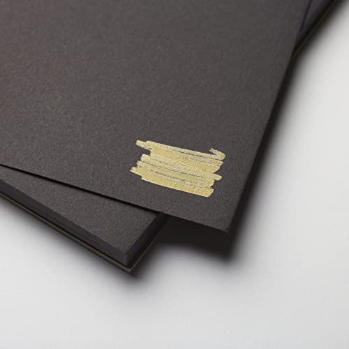 Winsor & Newton Professional Mixed Media Pad, 11" x 14", 25 Sheets, 200gsm, Black - size: 11" x 14", style: Mixed Media Pad - Black