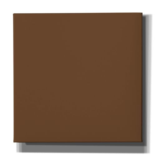 Epic Art Group Artist Stretched Chocolate Brown Printed Canvas, 8"x8"x0.75" Great for Acrylic Paint - color: Brown, size: 8x8