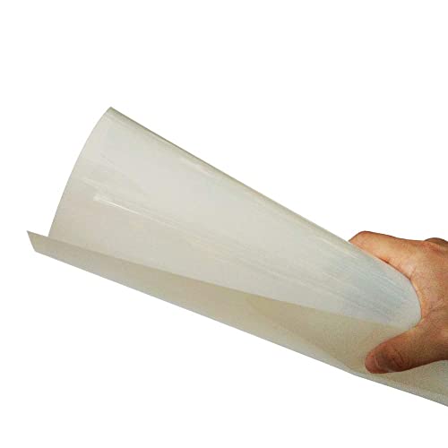12pcs 6mil Blank Stencil Material, 12 x 12inch, Milky Translucent- Make Your own Stencil - size: 12pcs 6mil