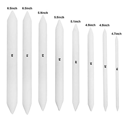 Clobeau Artist Blending Stump Pencil Drawing Blending Stick Smudging Stump Art Smudger Drawing Pastel Smudger Tortillon Stump Paper Stump Blending Charcoal Art Blenders Pencil Graphite Pencils 22PCS - color: 22PCS